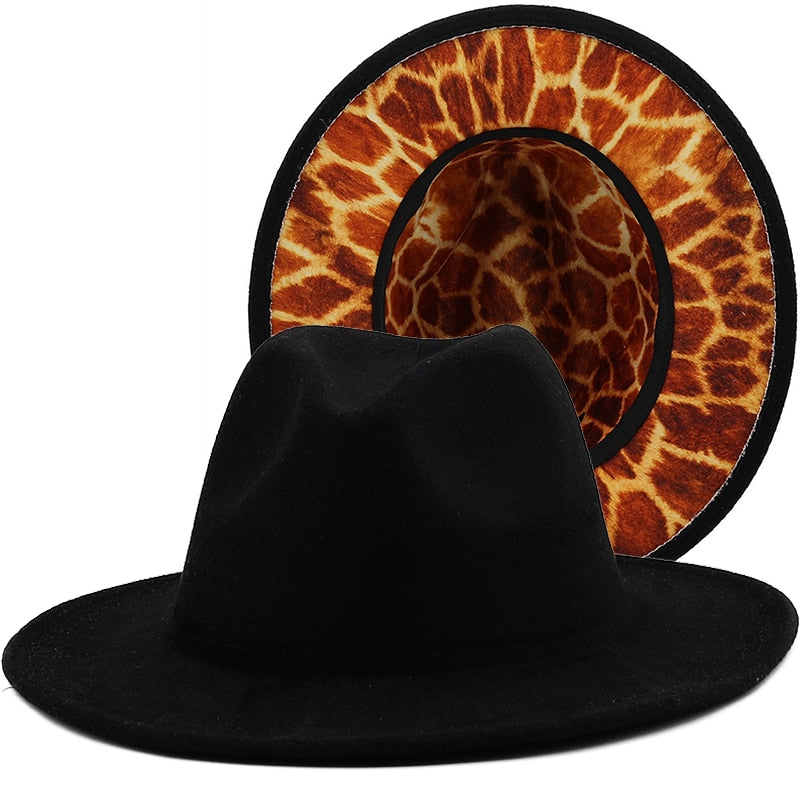 RAE Fedora Hat in Black/Brown