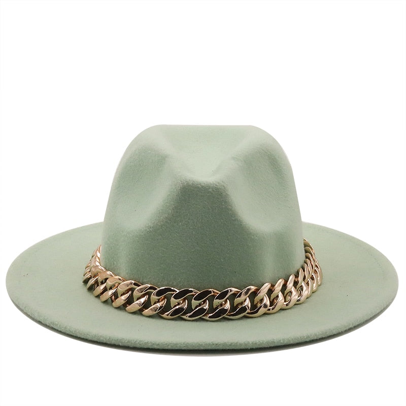 ESTELLA Fedora Hat in Mint Green