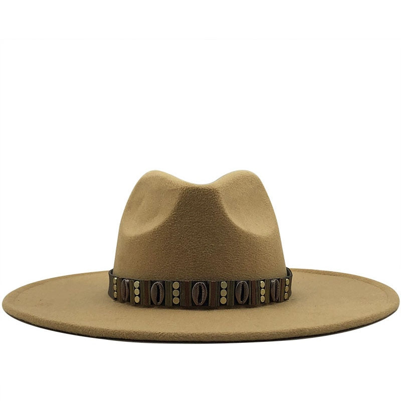 TORIA Fedora Hat in Light Khaki