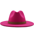 EDWARD Men's Felt Fedora Hat in Rose