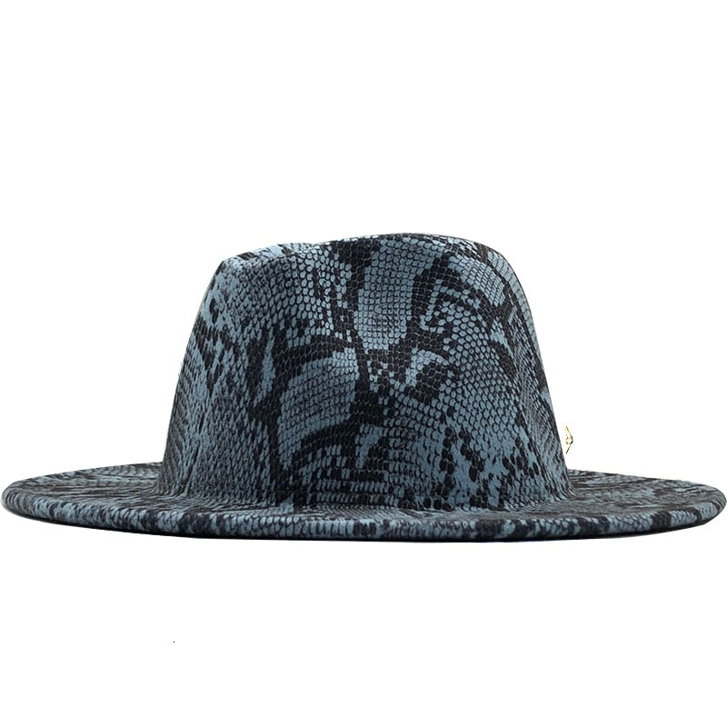 HADLEY Fedora Hat in Blue/Black