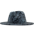 HADLEY Fedora Hat in Blue/Black