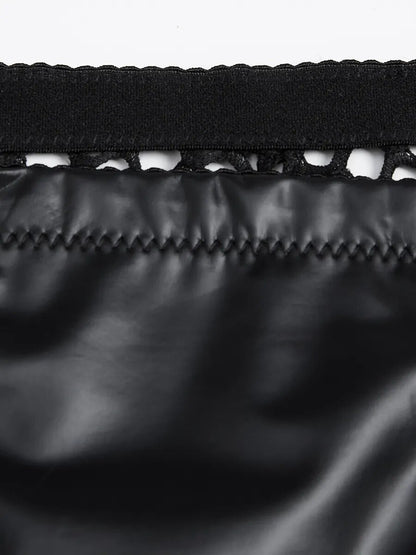 SHPWR-16 Synthetic Leather Butt Enhancer Underwear