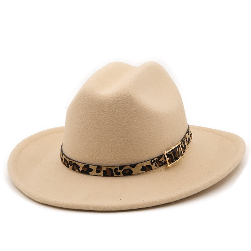 TENILLE Fedora Hat in Beige
