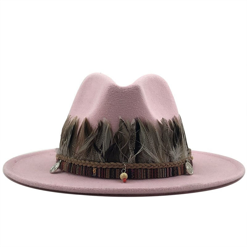 RUBY Fedora Hat in Pink