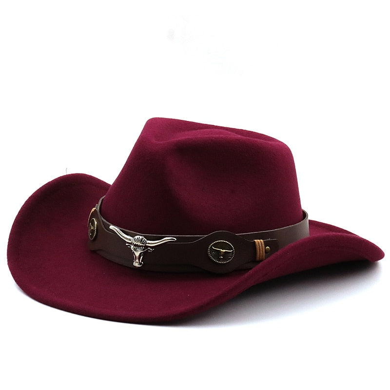 EDWIN Men's Felt Cowboy Hat