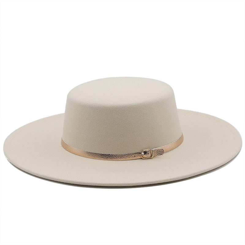 ADELE Fedora Hat in Beige