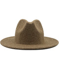 HENRY Men's Felt Fedora Hat in Khaki