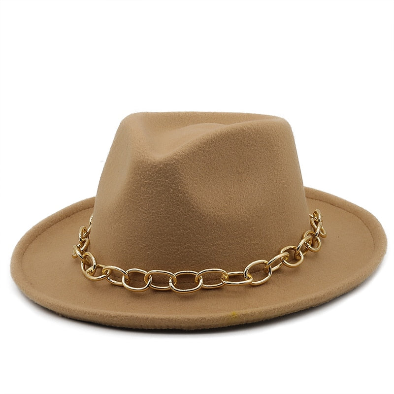 LIZA Fedora Hat in Tan