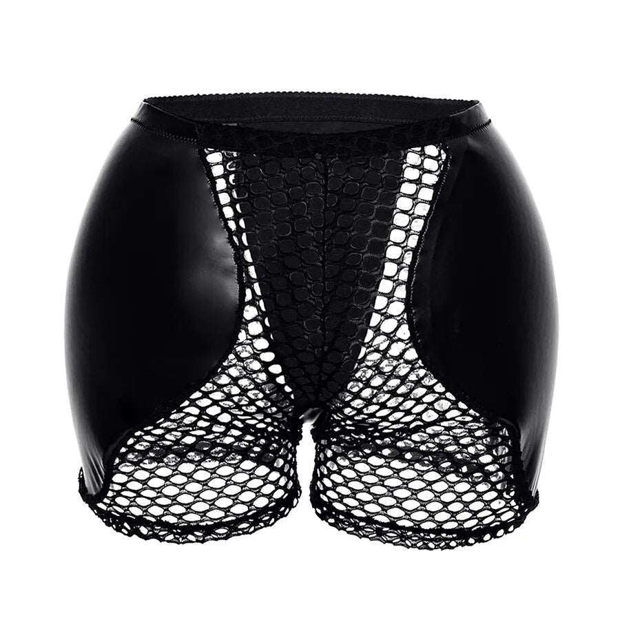 SHPWR-16 Synthetic Leather Butt Enhancer Underwear