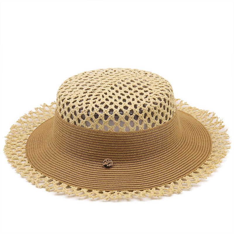 NIRVANA Straw Boater Hat