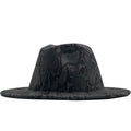 HADLEY Fedora Hat in Deep Gray/Black