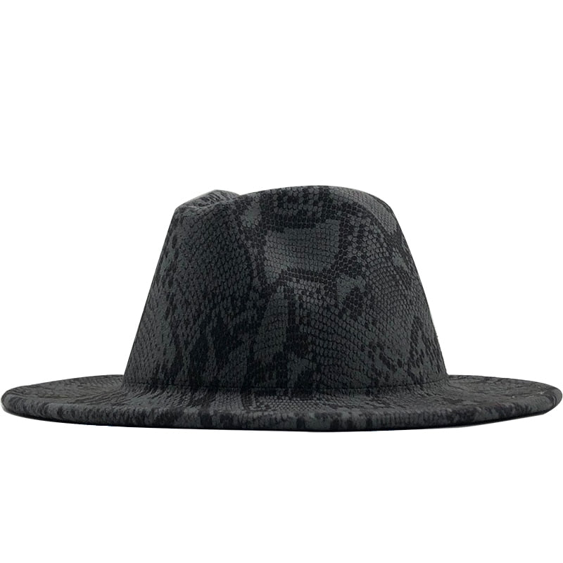 HADLEY Fedora Hat in Deep Gray/Black