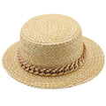 IDRANAA Straw Boater Hat