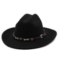 FRANCIS Men's Felt Fedora Hat in Black