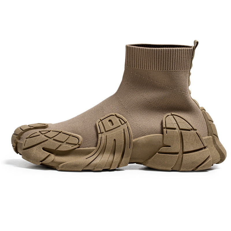 'Exo Radiance' X9X Sneakers in Desert Mirage Tan