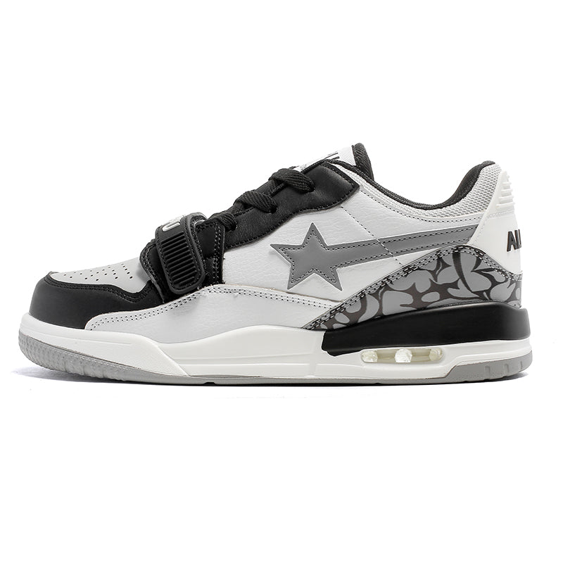 ‘Stride Strong’ X9X Sneakers in White/Black/Gray