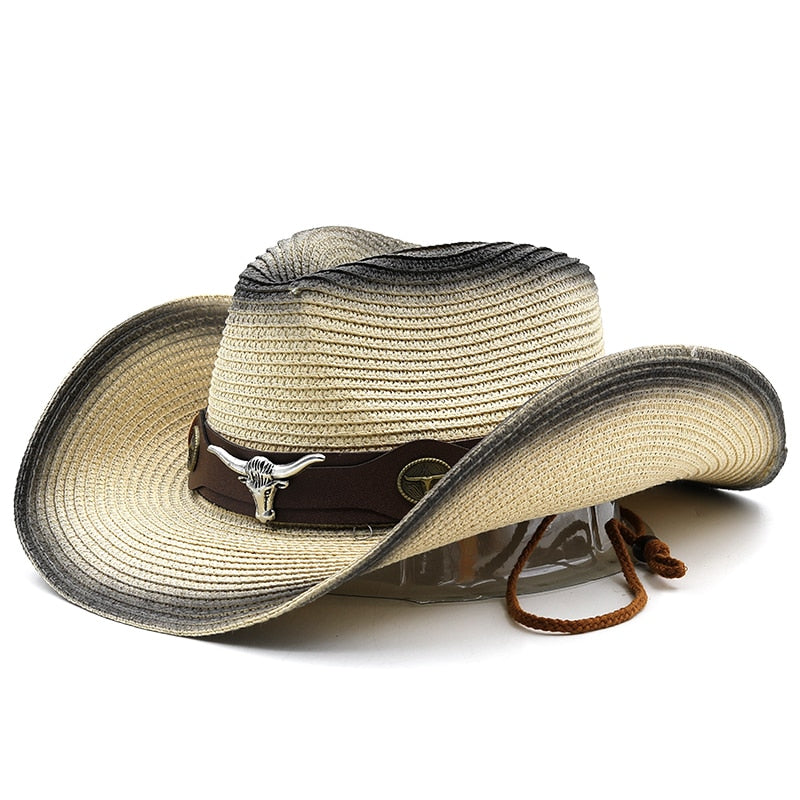 SEBASTIAN Men's Straw Cowboy Hat