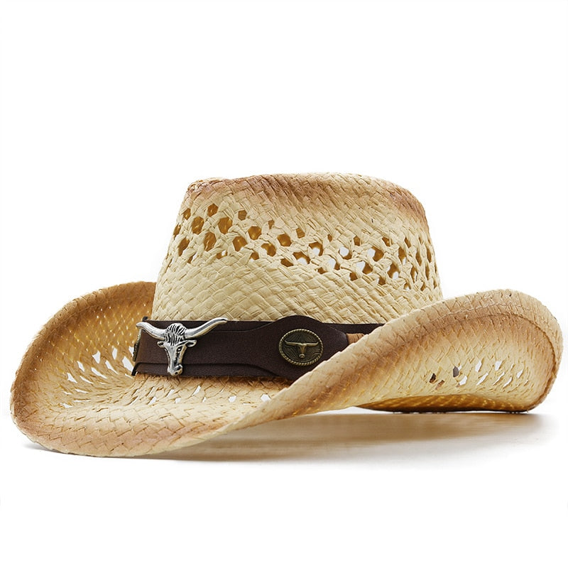 CANUTE Men's Straw Cowboy Hat