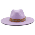 RICHARD Men's Felt Fedora Hat in Taro Purple