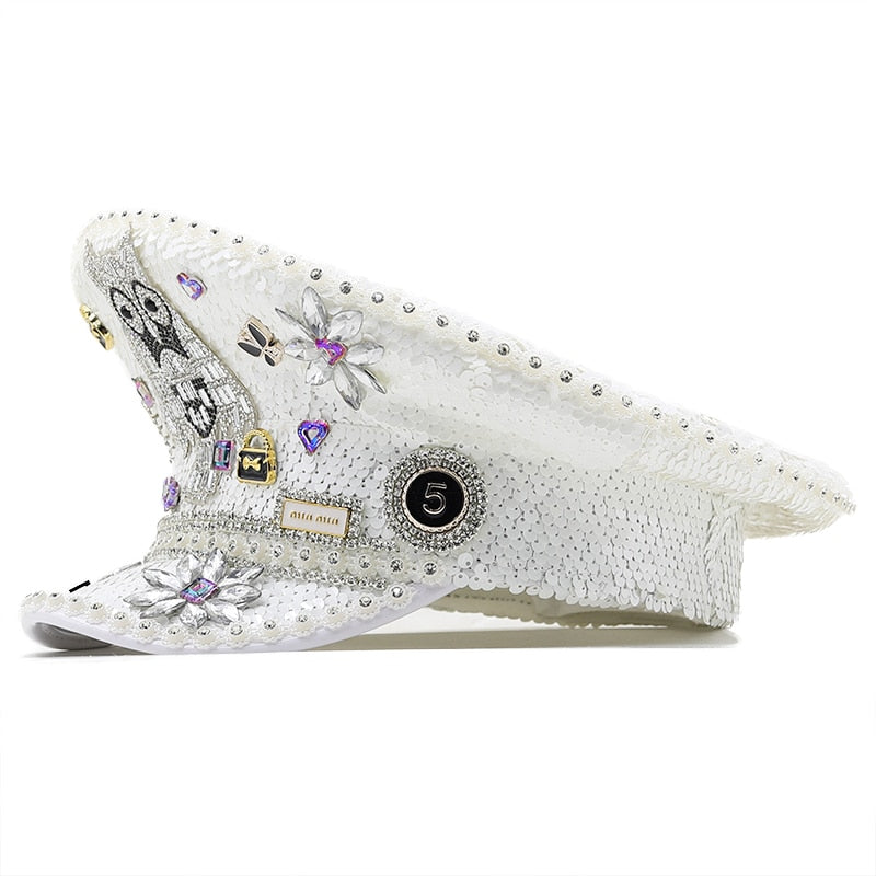 DORIS Luxury Rhinestone Party Hat