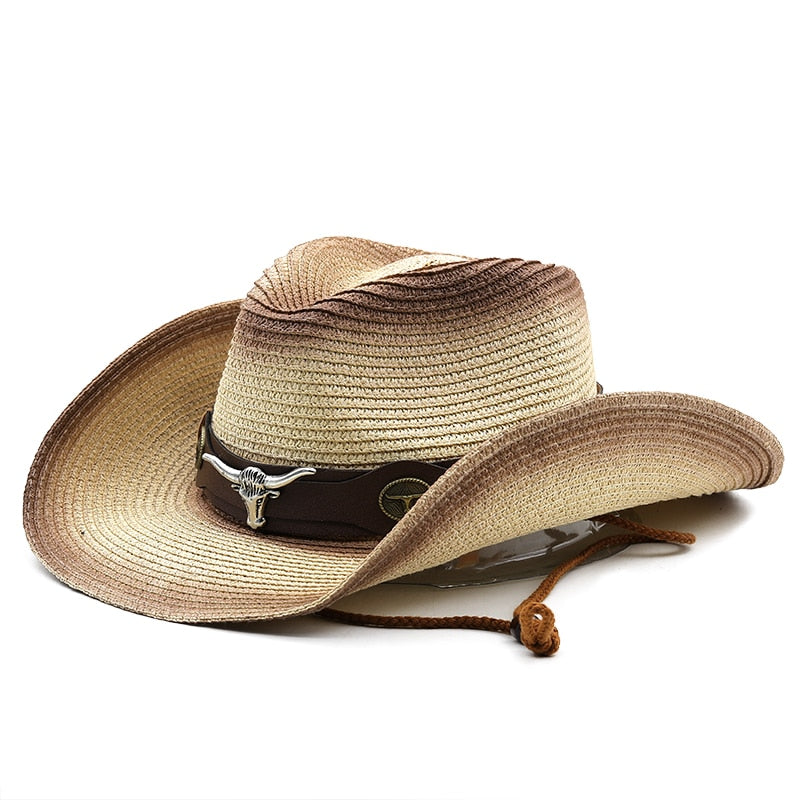 SEBASTIAN Men's Straw Cowboy Hat