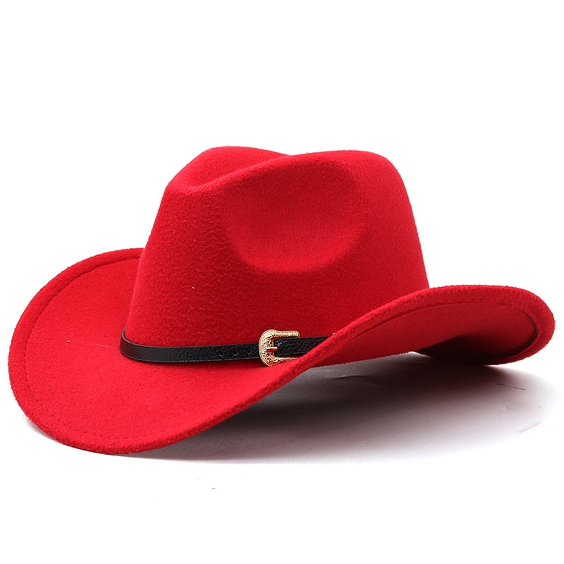 KEIVA Fedora Hat in Red