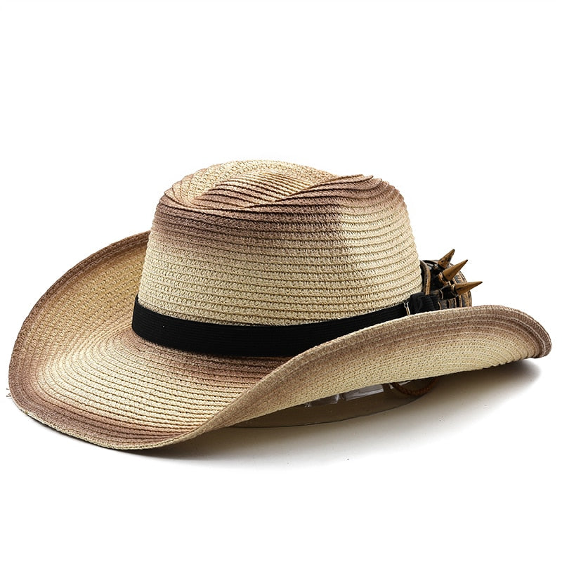 DUNCAN Men's Steampunk Cowboy Hat with Goggles