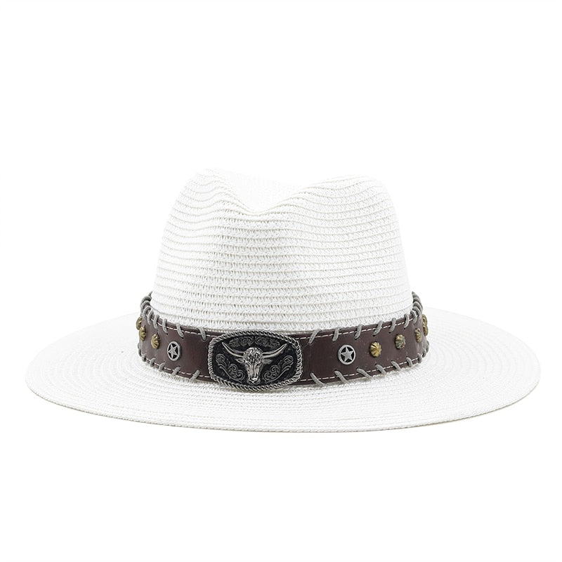SERILENA Fedora Hat in White