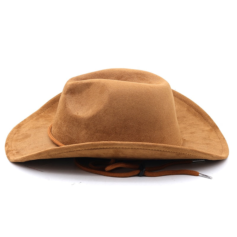 EGBERT Men's Faux Suede Cowboy Hat