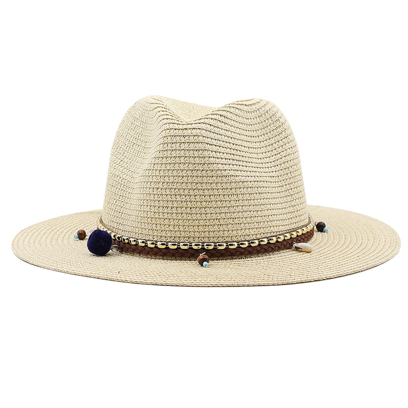 SAVANNAH Panama Hat in Beige