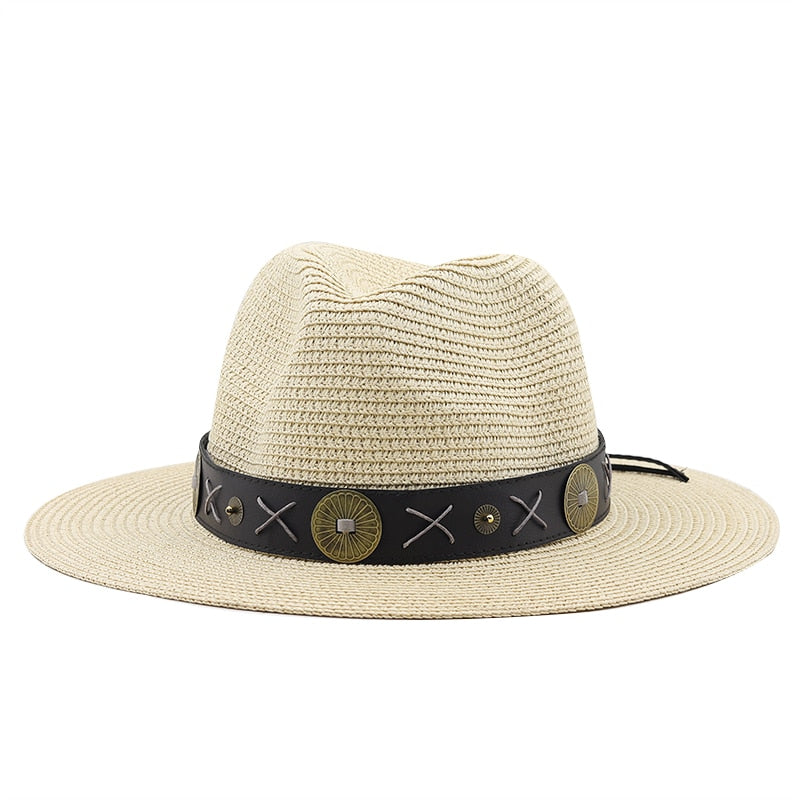 ODYSSEUS Men's Straw Panama Hat