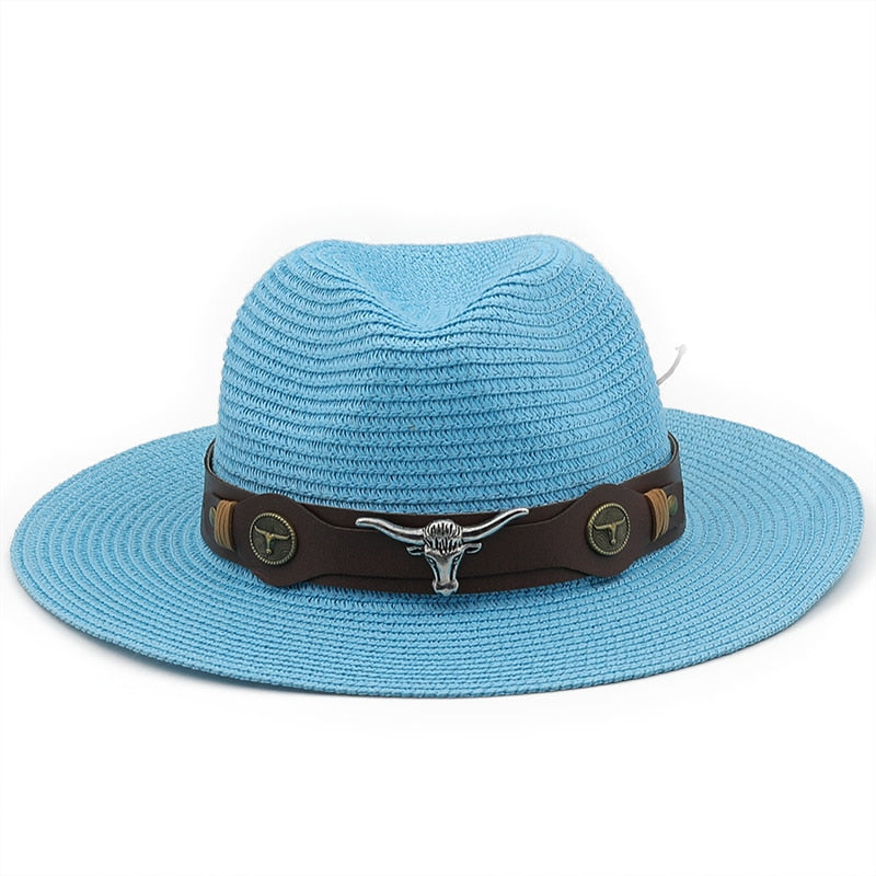 SELEUCUS Men's Straw Panama Hat