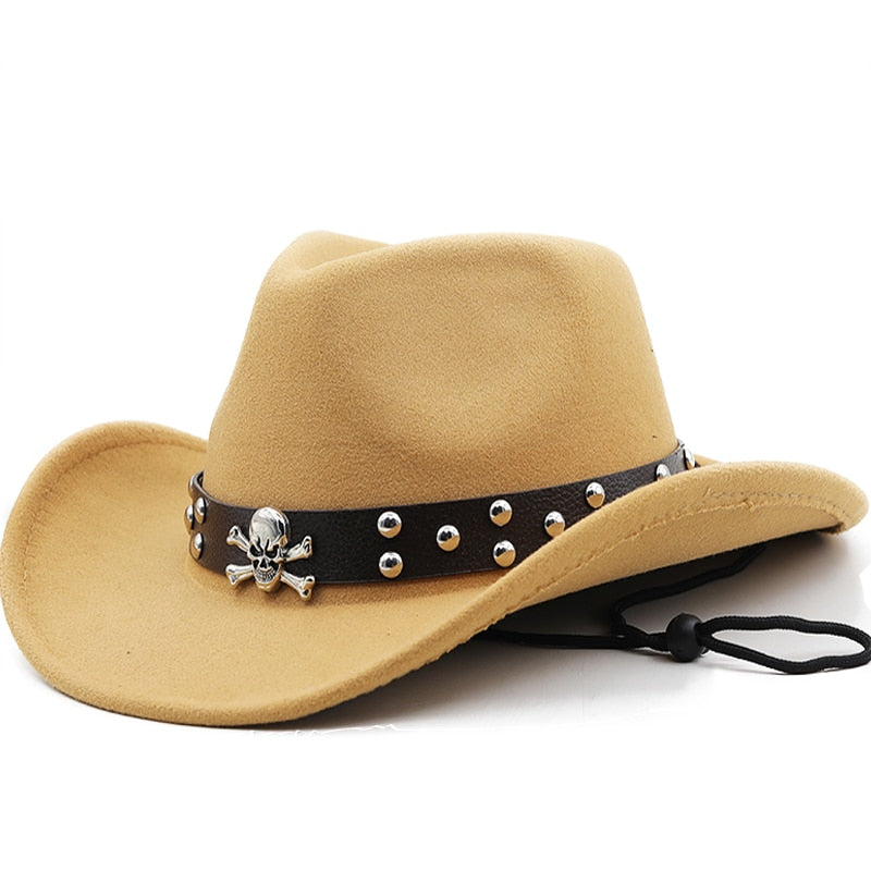 ALARIC Men's Felt Cowboy Hat