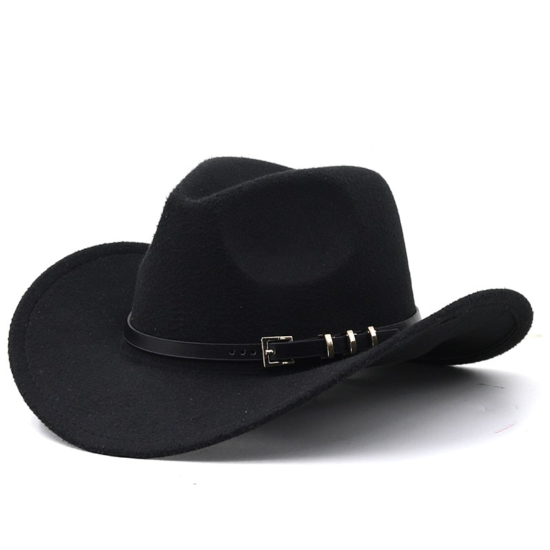 HARALD Men's Straw Cowboy Hat in Navy