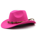 EISHRAH Fedora Hat in Rose