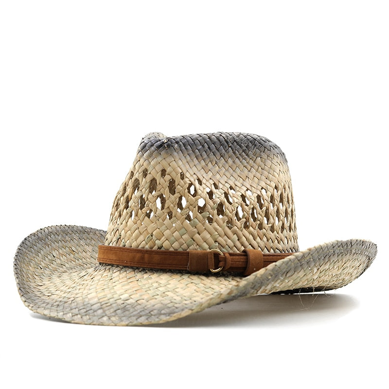 CHRISTIAN Men's Straw Cowboy Hat
