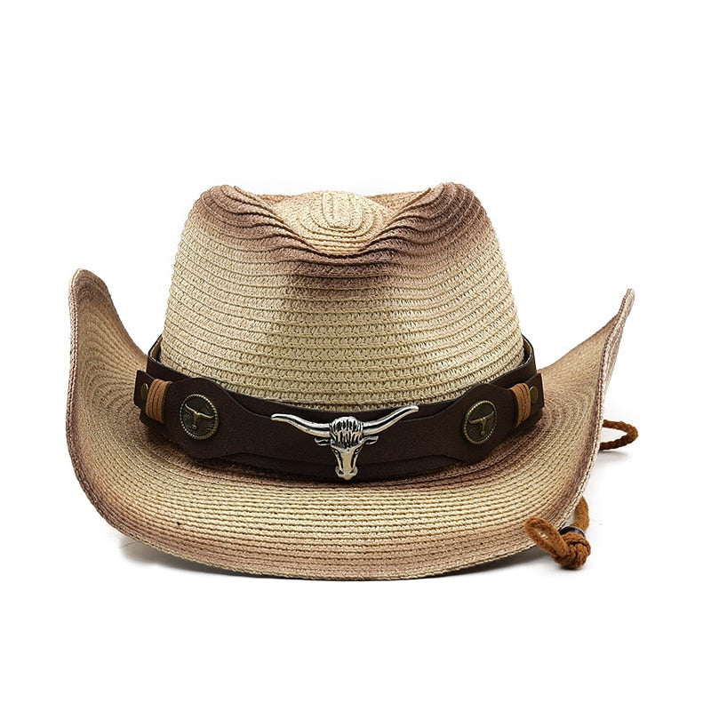 SEBASTIAN Men's Straw Cowboy Hat