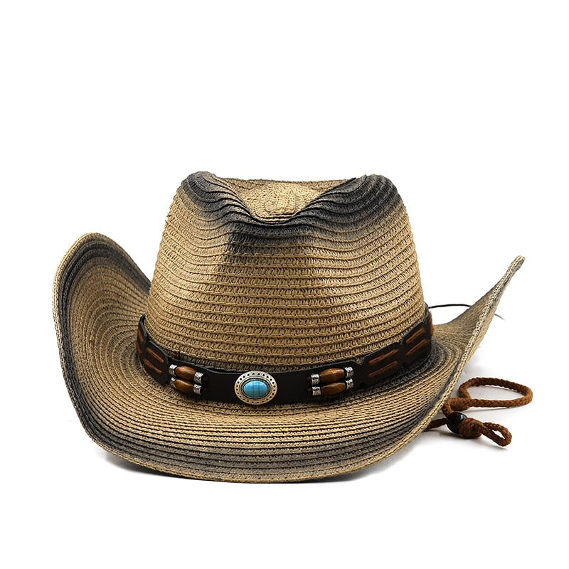 PEPIN Men's Straw Cowboy Hat