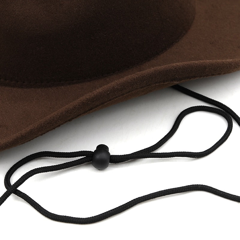 WENCESLAS Men's Felt Cowboy Hat