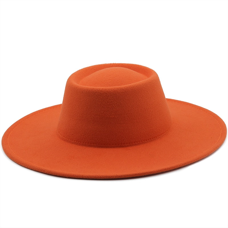 FAYE Fedora Hat in Orange