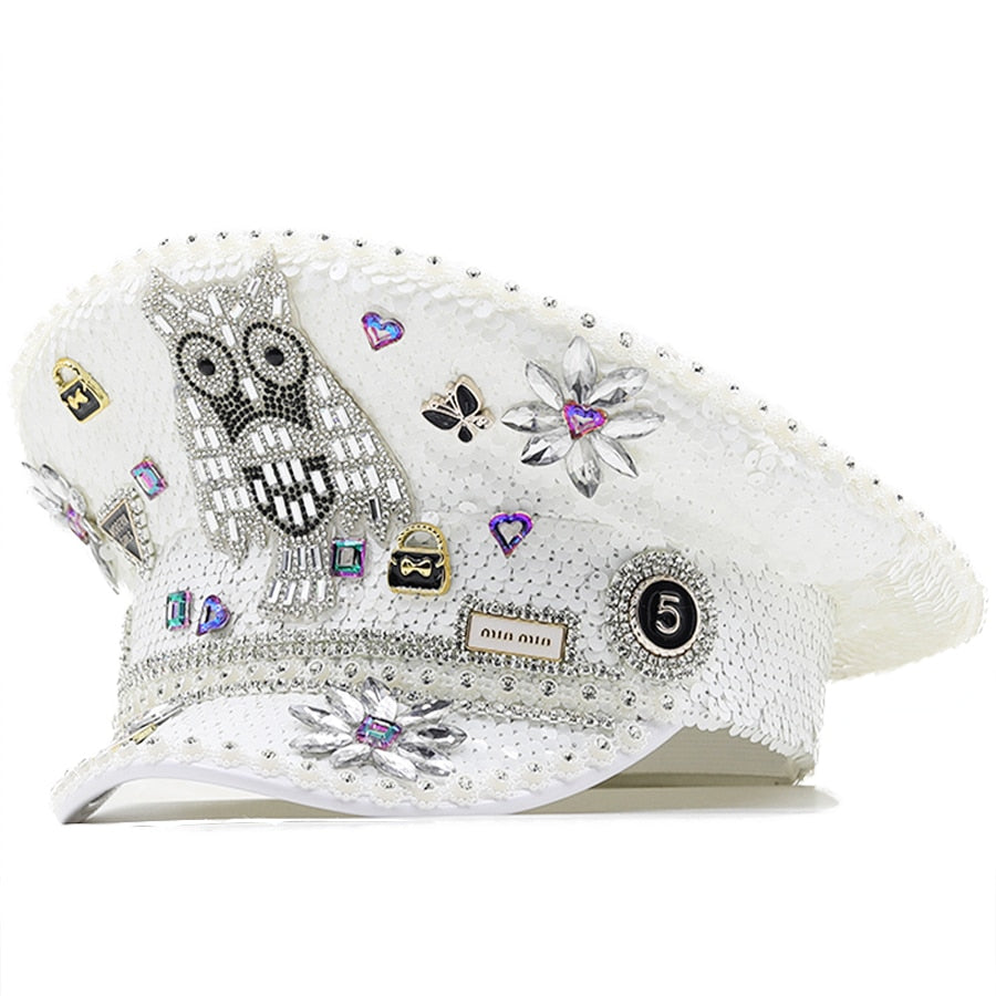 DORIS Luxury Rhinestone Party Hat