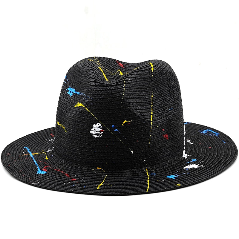 OBELIA Panama Hat in Black