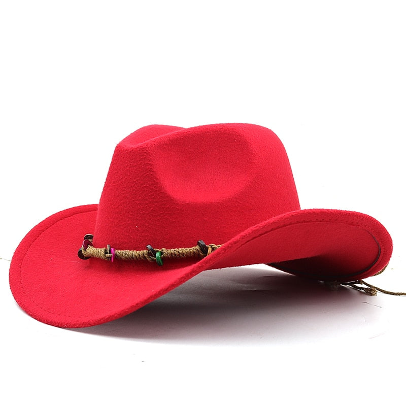 EISHRAH Fedora Hat in Red