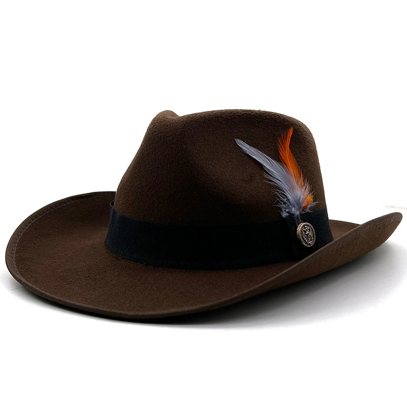 MERYL Cowboy Hat in Brown
