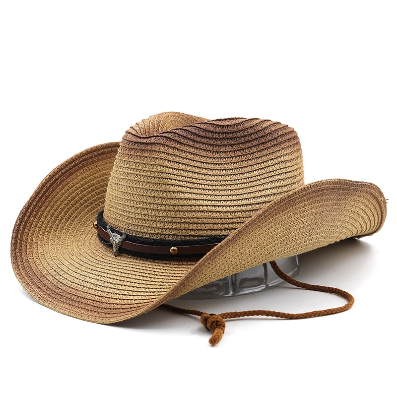GLADY Cowboy Hat in Khaki/Brown