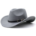 HARALD Men's Straw Cowboy Hat in Gray