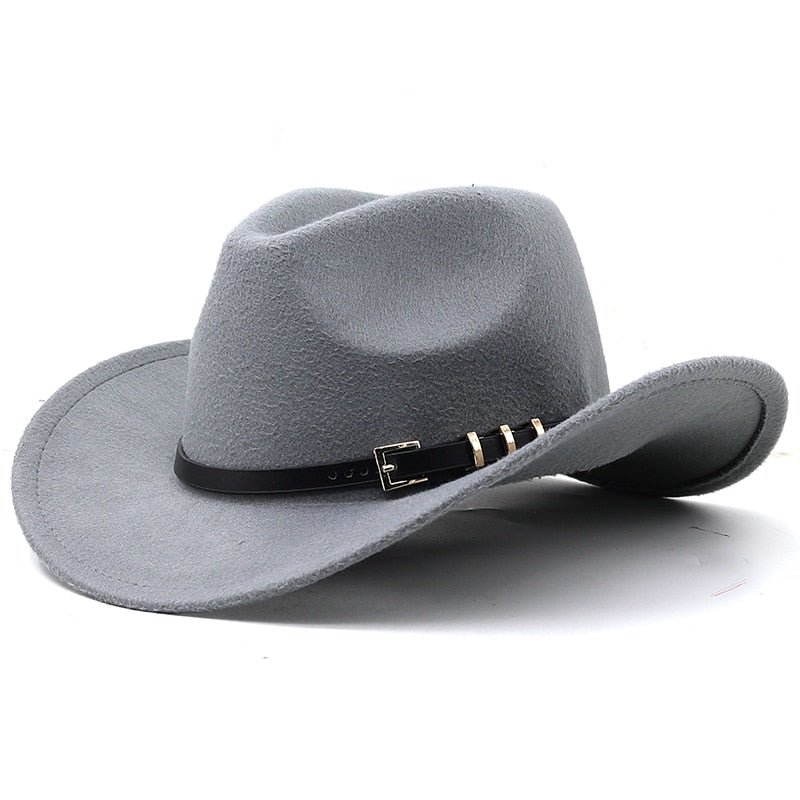 HARALD Men's Straw Cowboy Hat in Gray