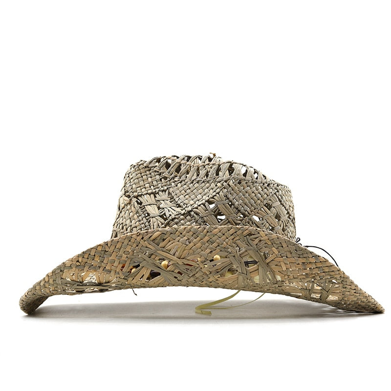 ARNULF Men's Straw Cowboy Hat