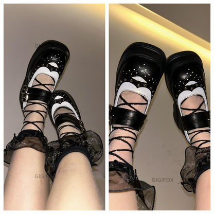 MERLE Chunky Heel Oxford Shoes